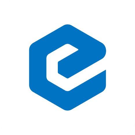 eCash Square Icon white-blue