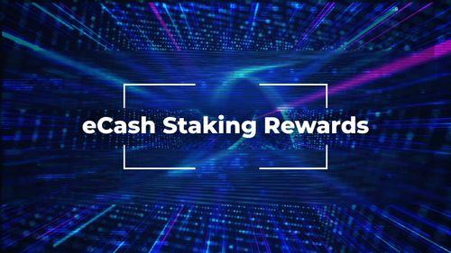 One Month of eCash Staking Rewards