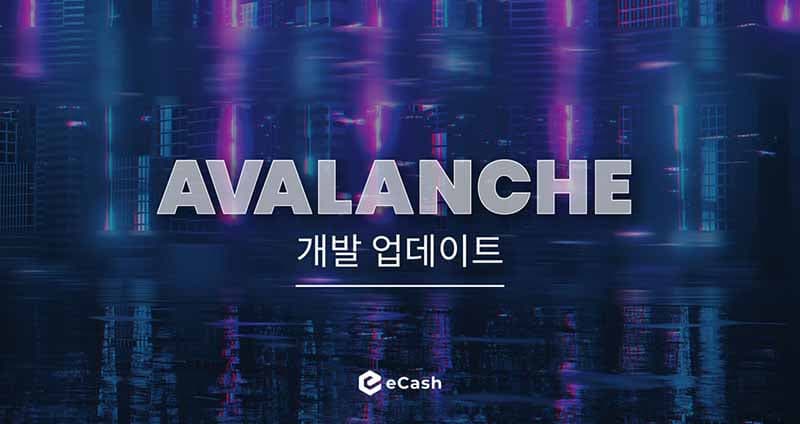 eCash 아발란체 개발 업데이트